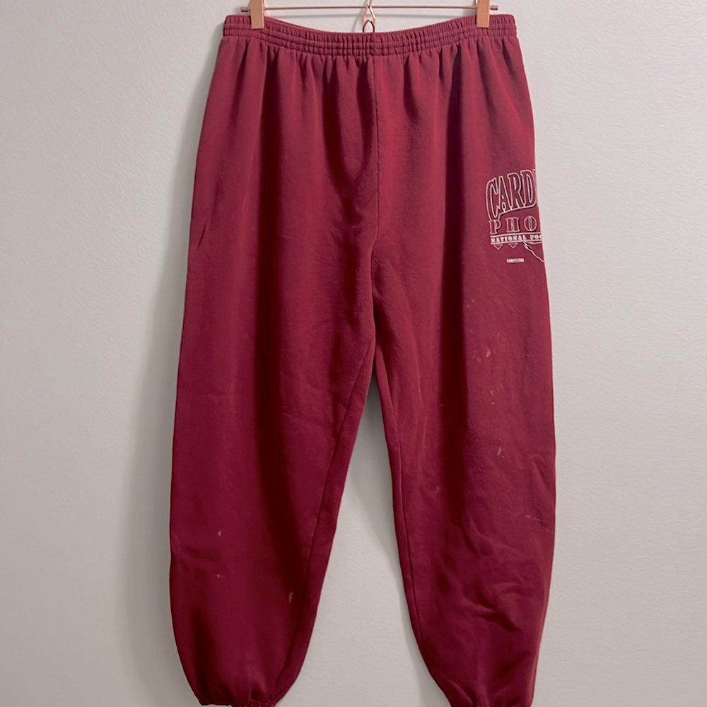 Vintage Distressed Phoenix Cardinals Competitor Sweatpants